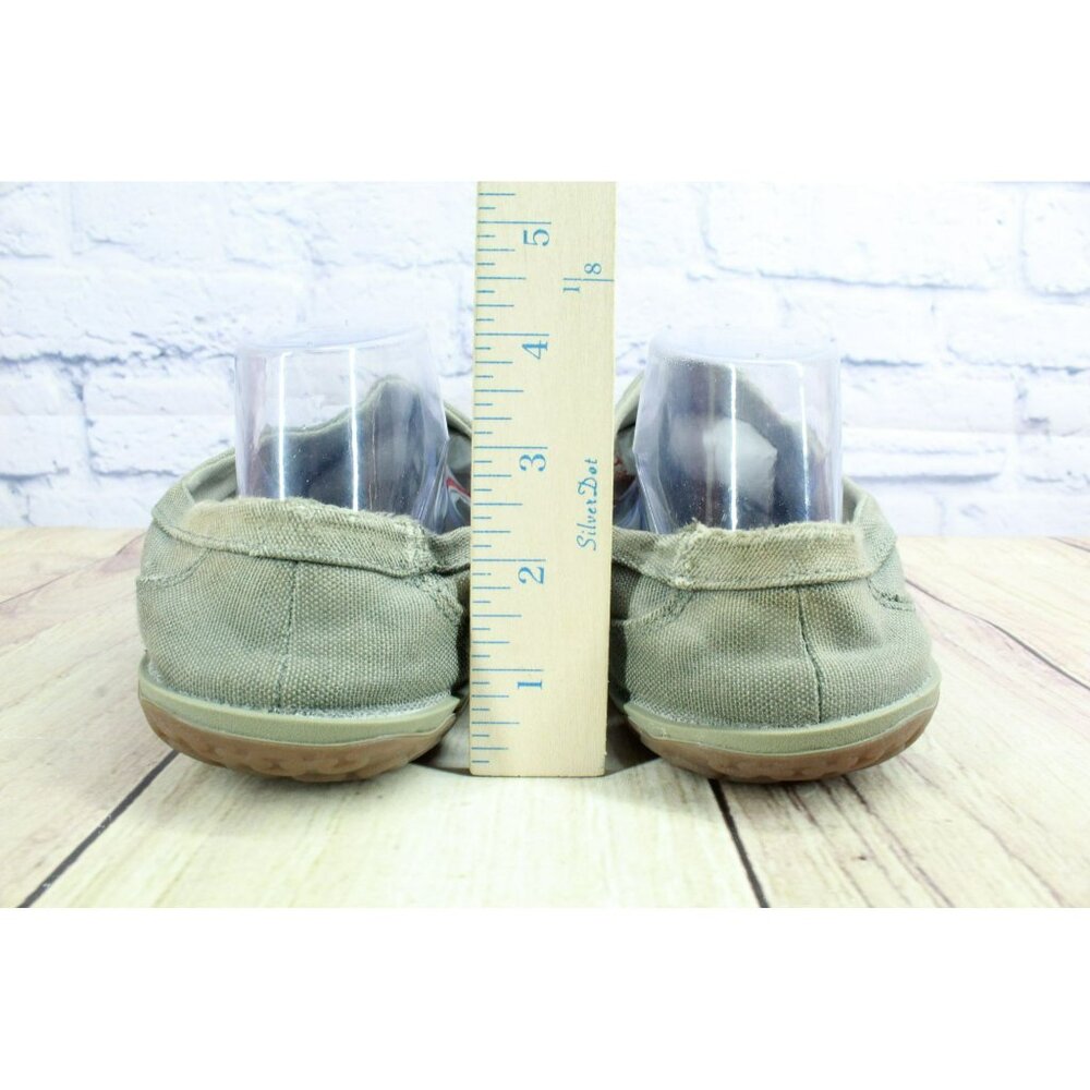 LL Bean Gray Canvas Lightweight Non-Slip Mountain Slipper Scuffs Size 14 M - Picture 6 of 10